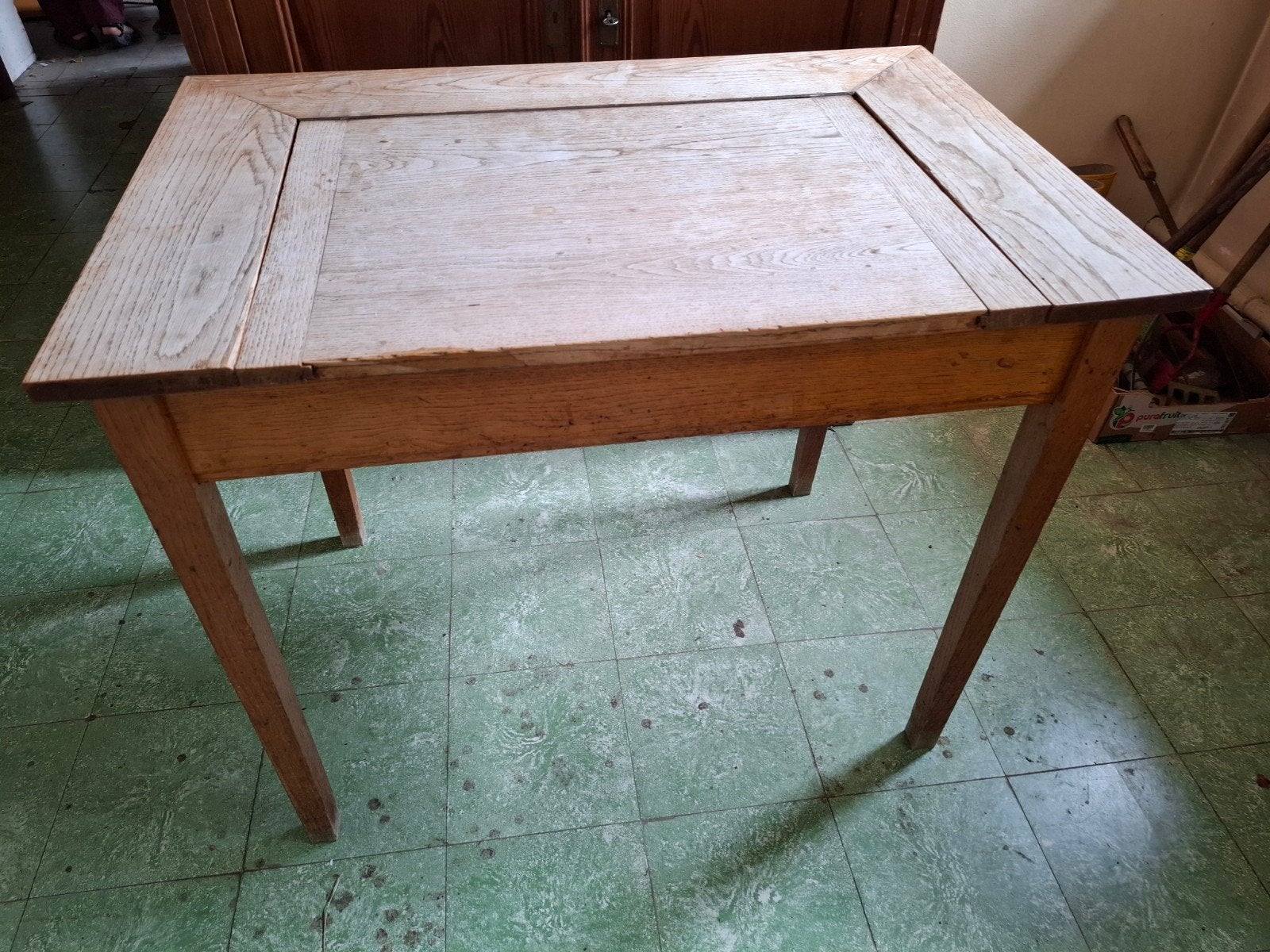 Ancien pupitre d’école, Antiek en Kunst, Antiek | Overige Antiek, Ophalen