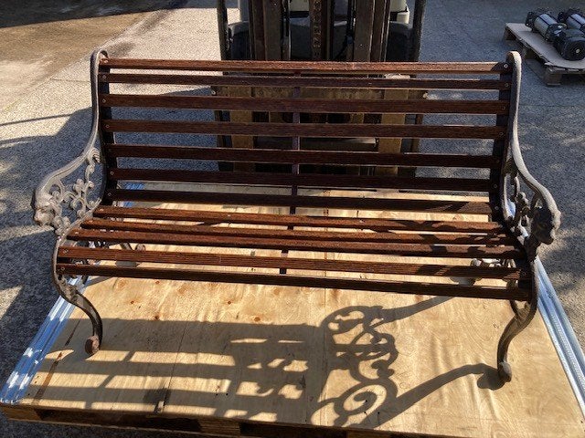 BANC DE JARDIN EN FONTE DE 1300 MM DE LONG, Jardin & Terrasse, Enlèvement, Comme neuf, Métal