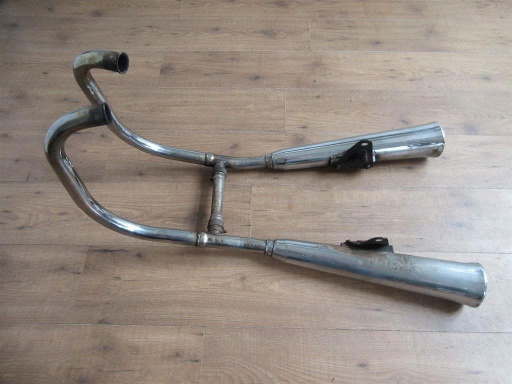 Kawasaki KZ305 uitlaat KZ 305 uitlaten uitlaatset CSR LTD, Motoren, Ophalen of Verzenden, Gebruikt