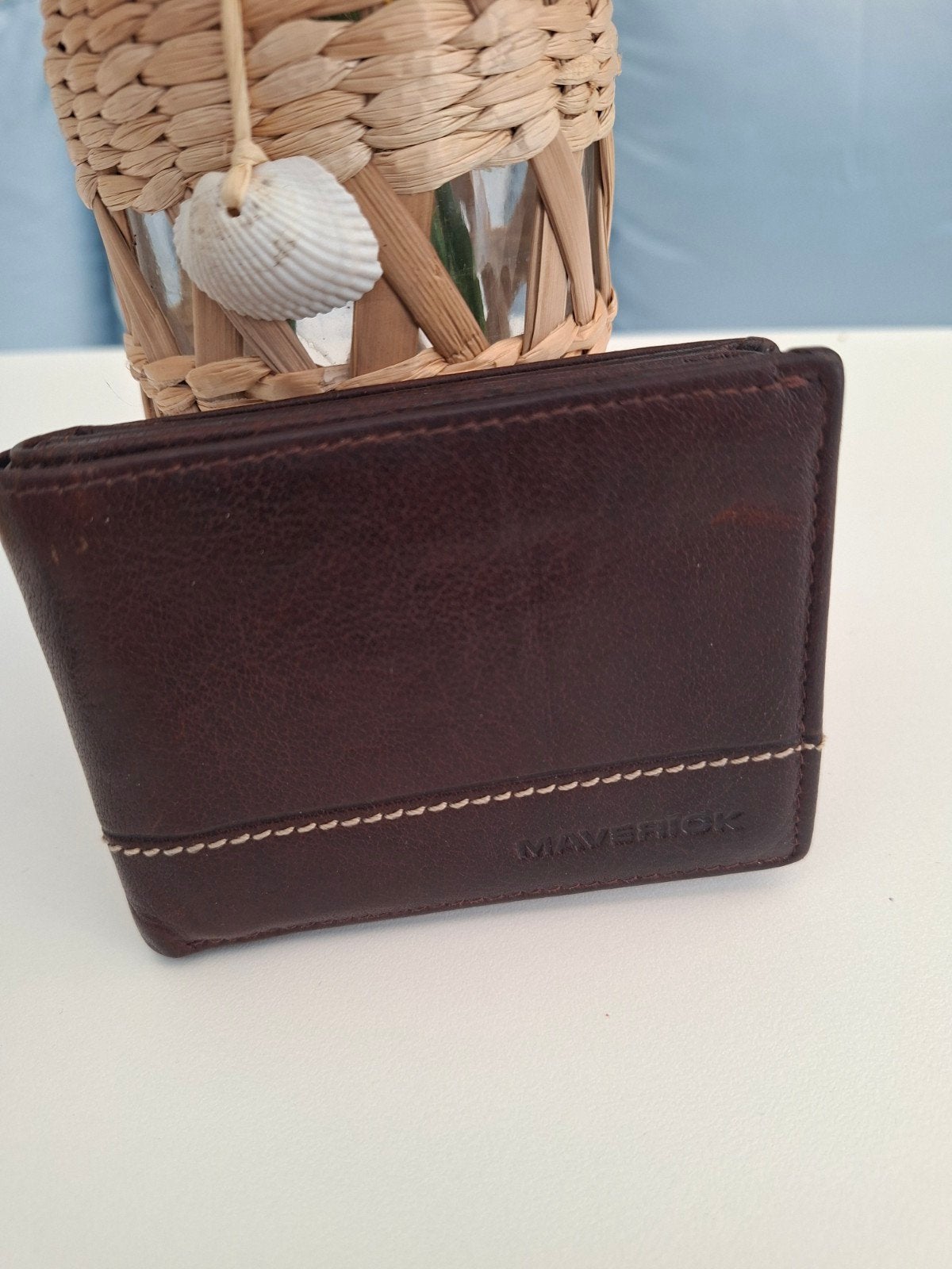 Heren Portefeuille Maverick 11x8cm, Handtassen en Accessoires, Ophalen