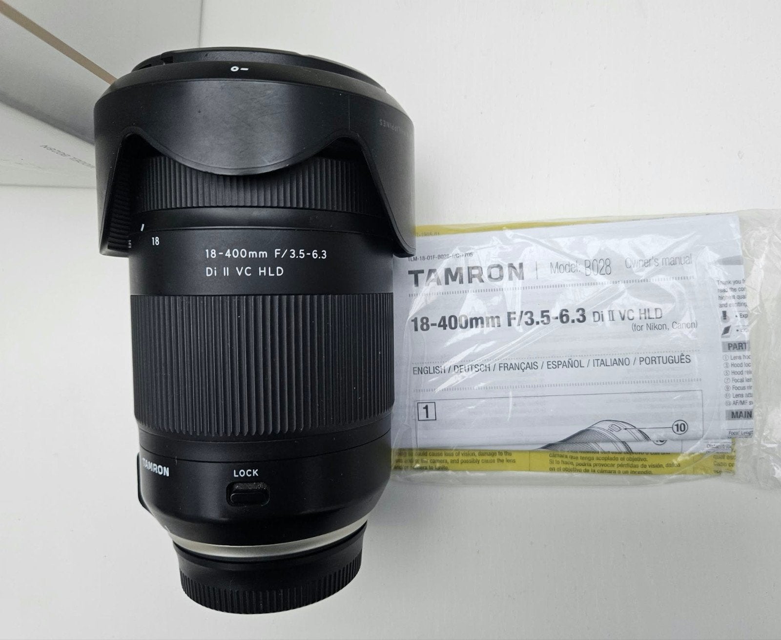 TAMRON 18-400 F3.5-6.3 DI II VC HLD-NIKON, Audio, Tv en Foto, Ophalen of Verzenden, Nikon
