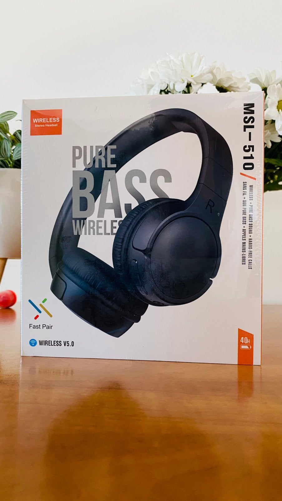 Wireless Stereo Headset, TV, Hi-fi & Vidéo, Casques audio, Neuf, Bluetooth, Enlèvement ou Envoi, Noir