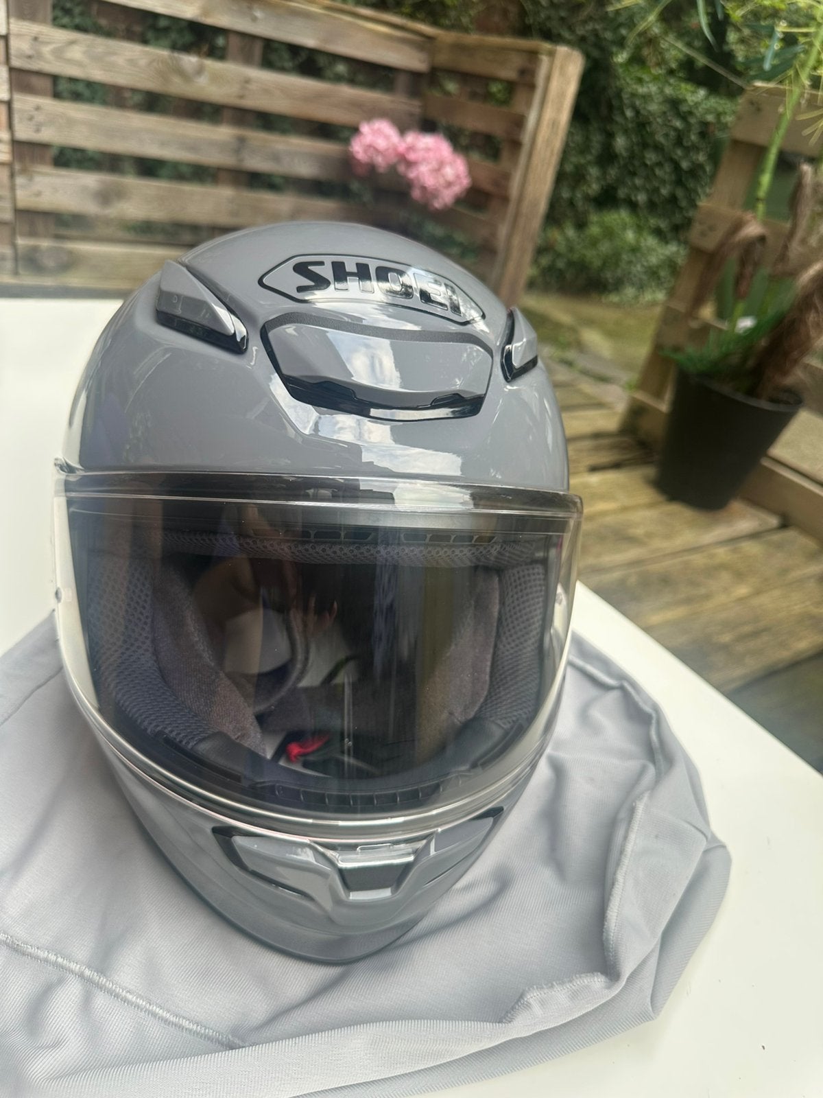 Shoei NXR2 – Basalt Grey – Taille M (Neuf), Casque intégral, Enlèvement, Shoei, Neuf, sans ticket