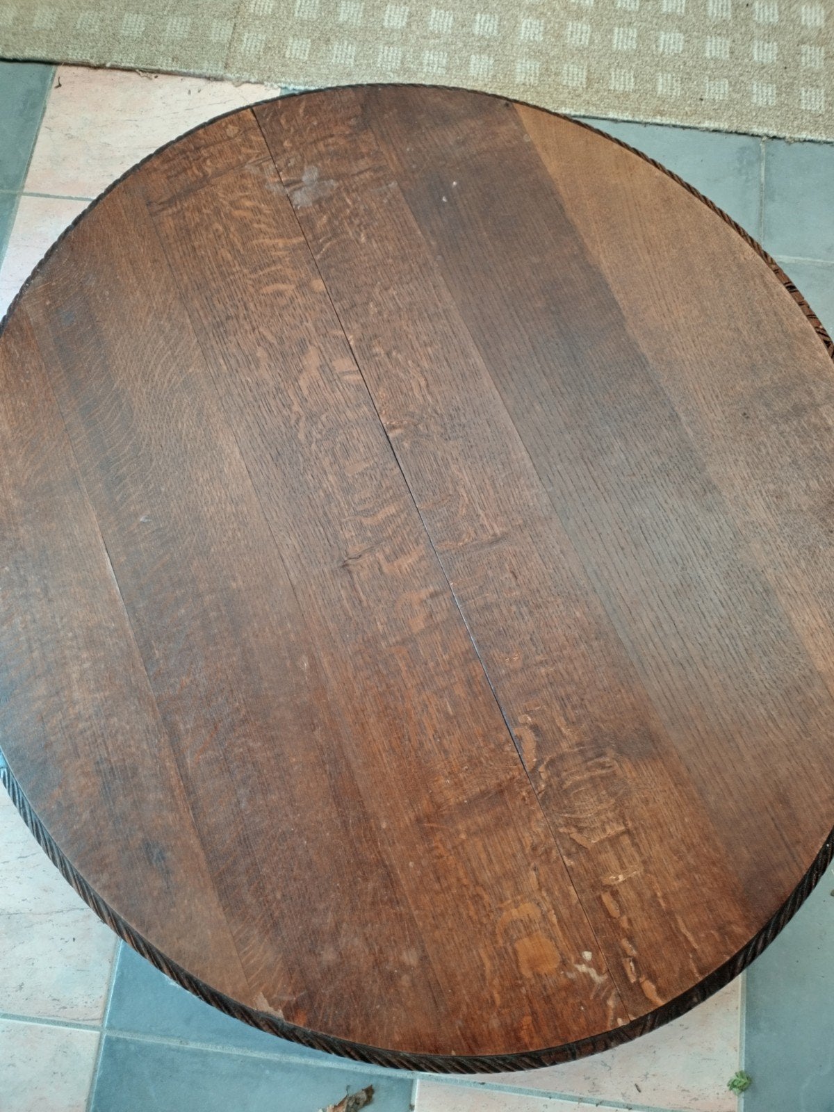 antieke ronde tafel, Antiek en Kunst, Ophalen