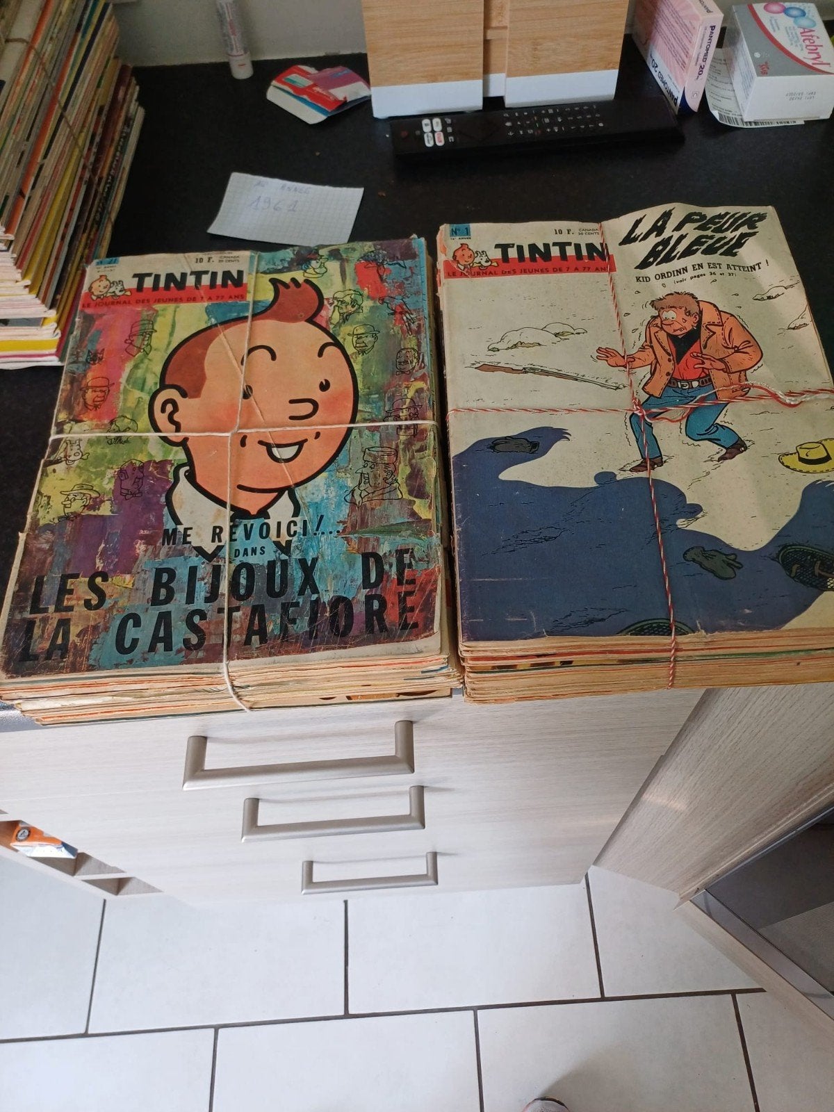 Hebdomadaire tintin, Livres, Enlèvement