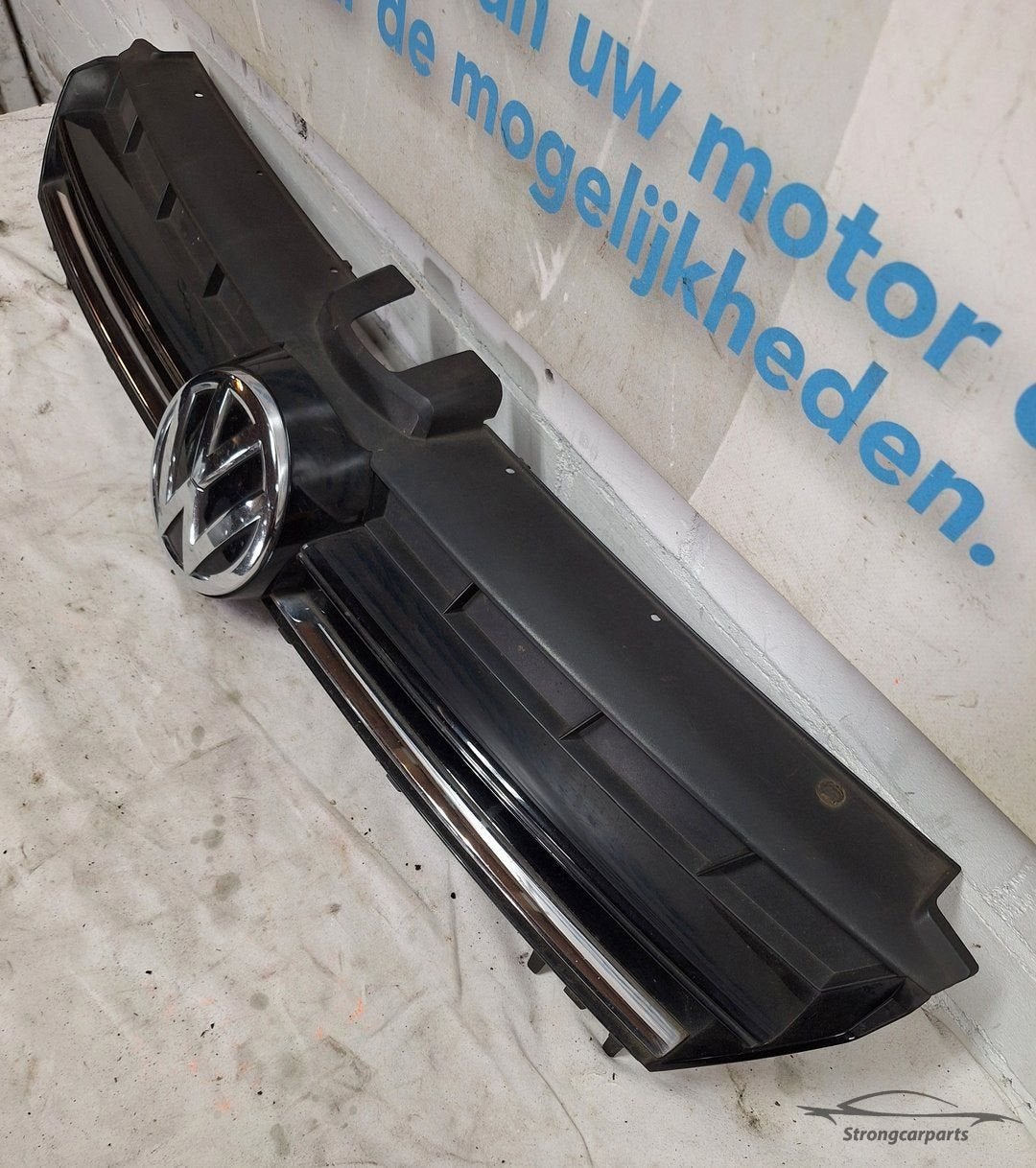 Grille VW Golf 7 VII met logo 5G0853653E hoogglans en Chrome, Auto-onderdelen, Gebruikt, -, Volkswagen, -