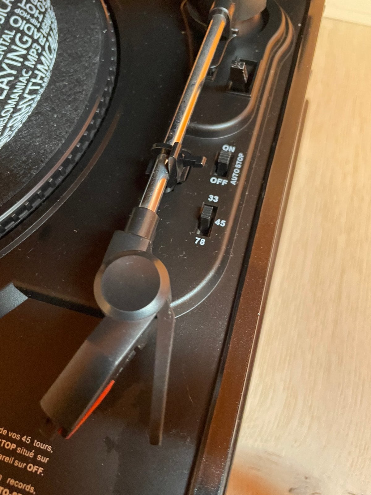 Platenspeler met boxen, Enlèvement, Comme neuf, Tourne-disque