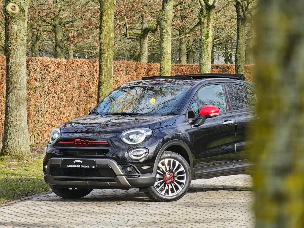 Fiat 500x 500 X DOLCE VITA ROUGE | CABRIOLET | CAMÉRA |, Cuir, Achat, Euro 6, Entreprise