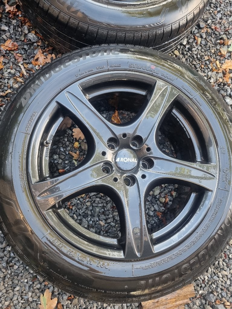 Jantes et pneus 225/60/18 toyota rav4 hybrid 5x114,3, Autos : Pièces & Accessoires, 18 pouces, Enlèvement, Autre, Jante(s)