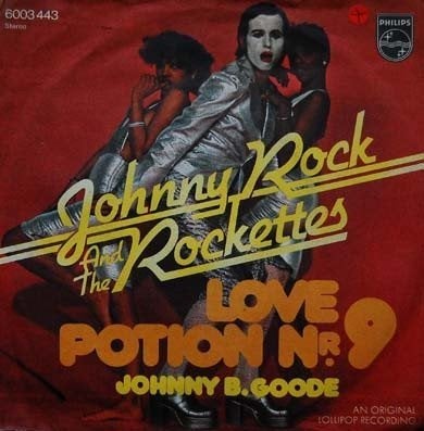 7" Johnny Rock  And The Rockettes – Love Potion Nr. 9, CD & DVD, Enlèvement ou Envoi, 7 inch, Utilisé, Rock et Metal