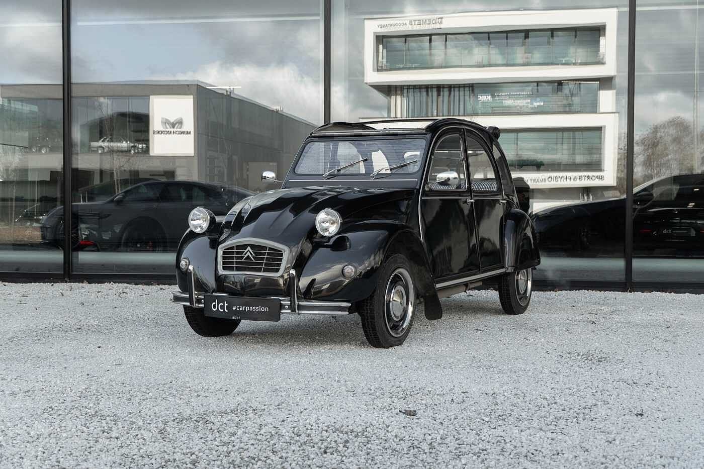 Citroën 2CV Very nice condition! (bj 1974), Auto's, Stof, Metaalkleur, Zwart, Handgeschakeld
