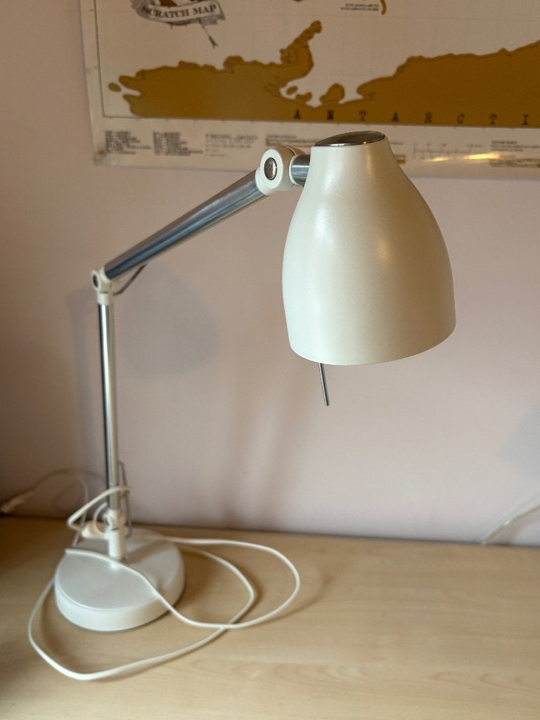 witte bureaulamp, Diversen, Ophalen, Zo goed als nieuw