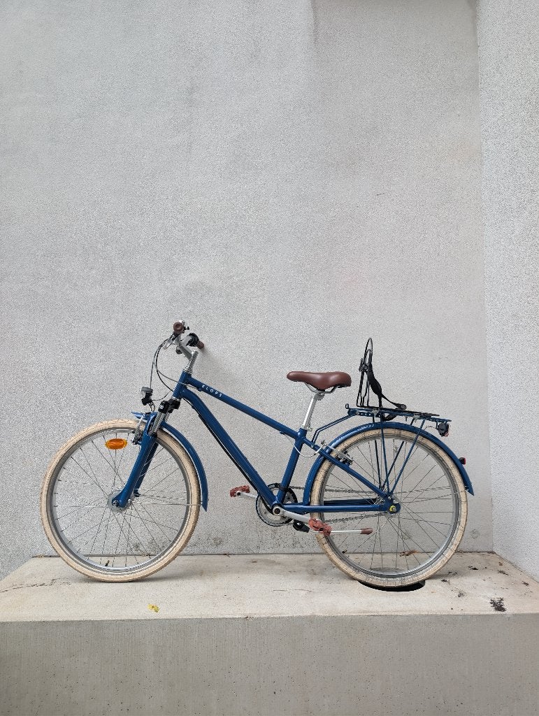 B’Twin Elops 24” stadsfiets, Fietsen en Brommers, Ophalen, 24 inch, Velgrem, Btwin Decathlon