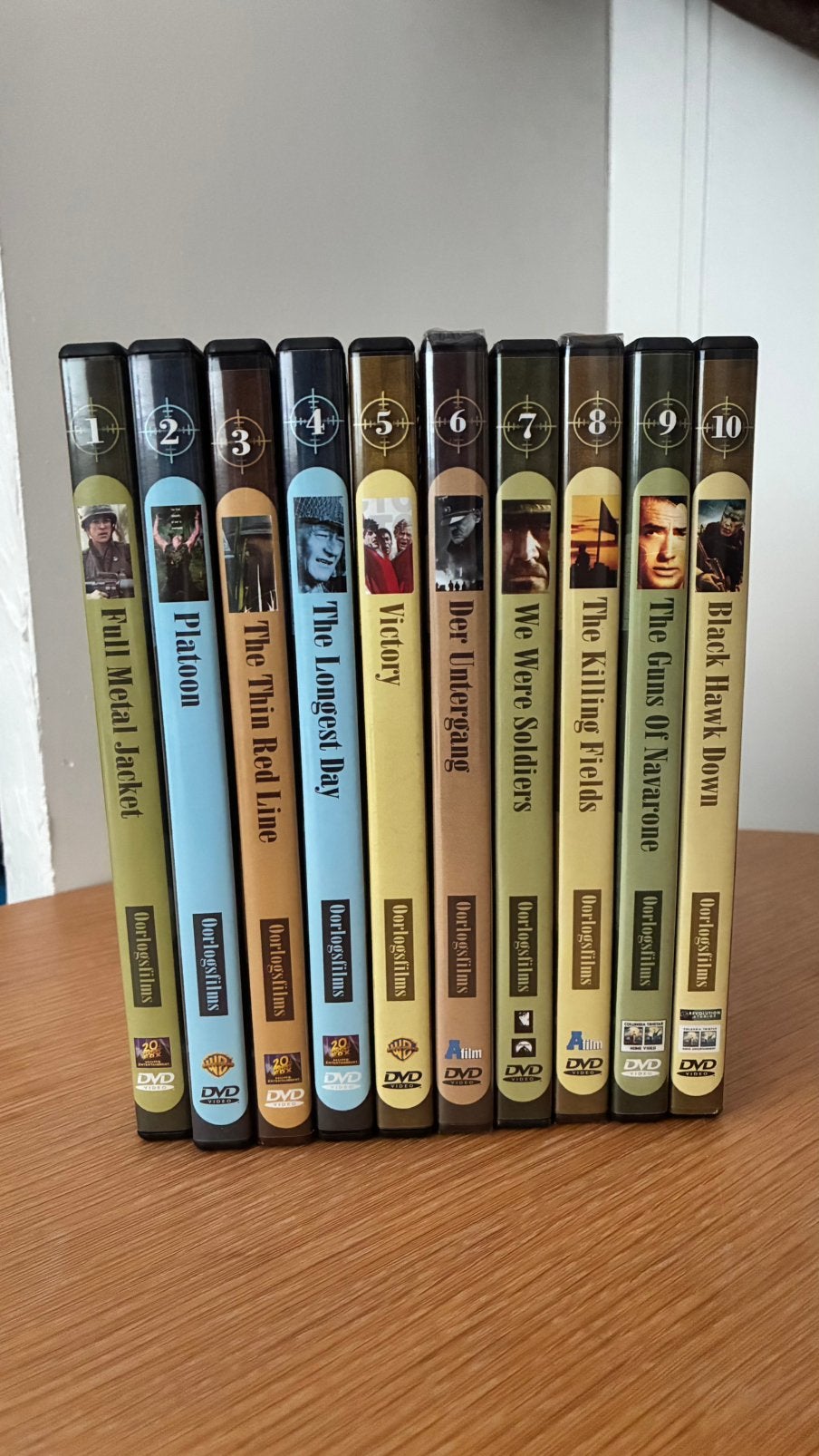 Reeks oorlogfilms, Cd's en Dvd's, Ophalen of Verzenden, Zo goed als nieuw