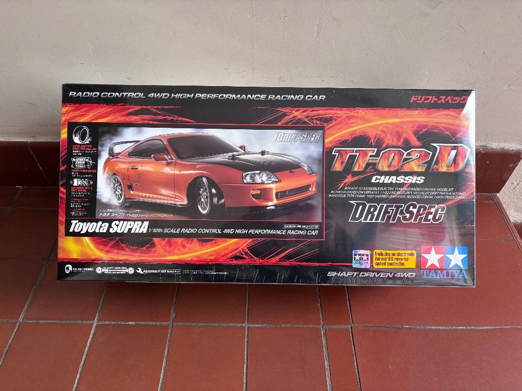 Tamiya TT-02D Supra Drift 1/10 #58613, Échelle 1:10, Enlèvement ou Envoi, Électro, Comme neuf