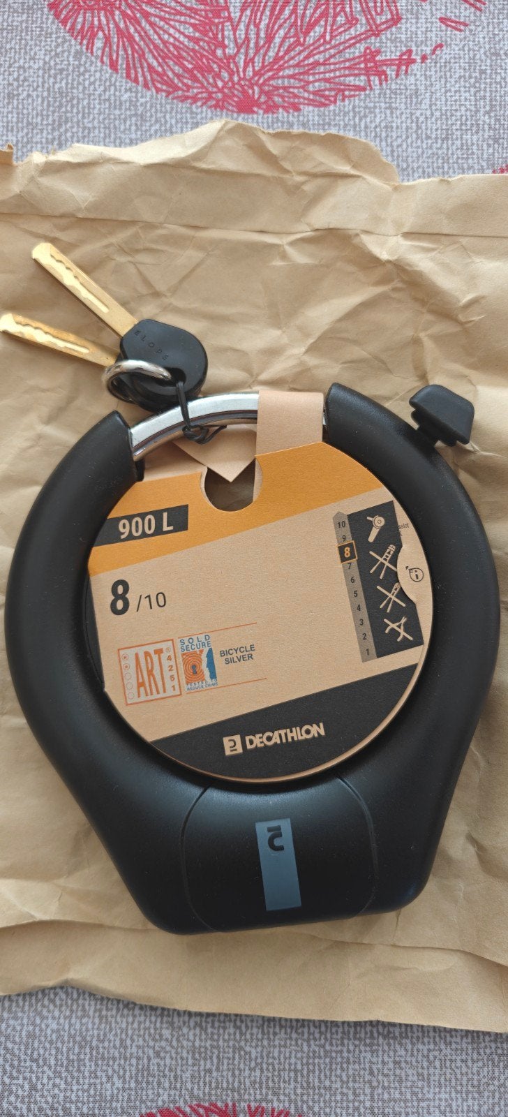 Nieuw fietsslot, Elektronische apparatuur, Grillplaten, Ophalen of Verzenden