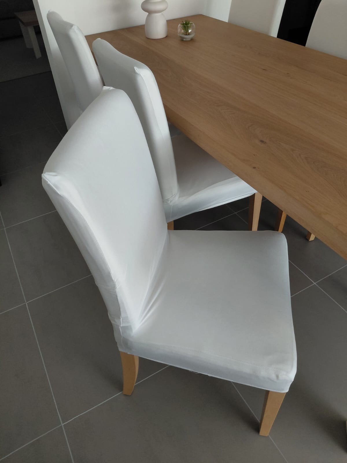 Eetkamerstoelen (8 stuks), Huis en Inrichting, Stoelen, Ophalen, Hout, Gebruikt, Wit