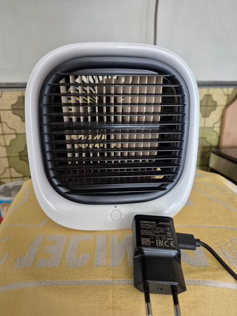 Mini aircooler, wit/zwart 16/16, Elektronische apparatuur, Airco's, Ophalen