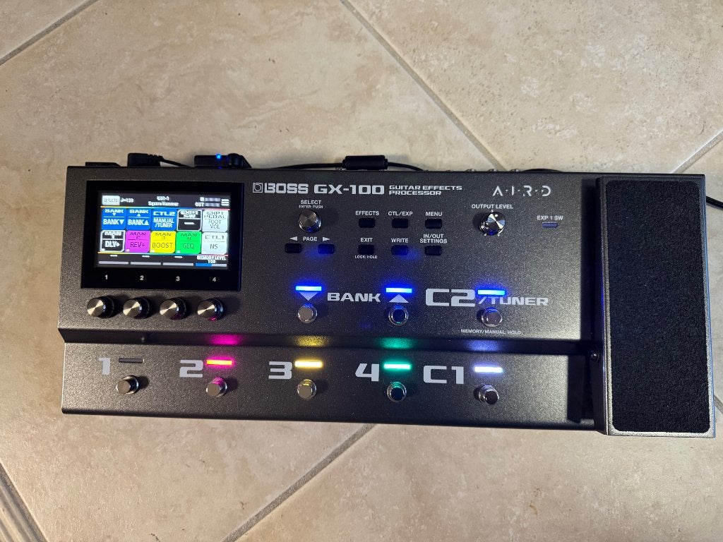 Boss gx-100 guitar effects multi-effect pedal, Muziek en Instrumenten, Ophalen of Verzenden, Zo goed als nieuw, Multi-effect