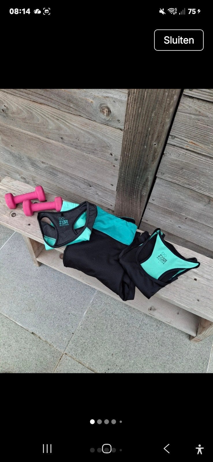 3-delige sportset Even&Odd Active, Enlèvement ou Envoi, Neuf, Taille 42/44 (L), Noir