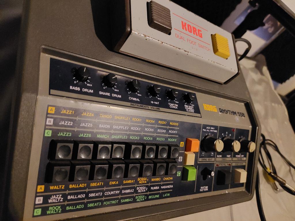 Korg 55-B met S-2 dual footswitch, Ophalen, Gebruikt, Korg