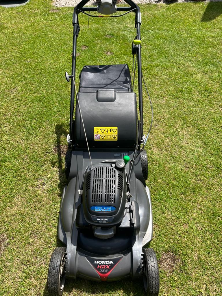 Tondeuse honda hrx537, Enlèvement, Utilisé, Tondeuses à gazon à essence, Fonction de mulching