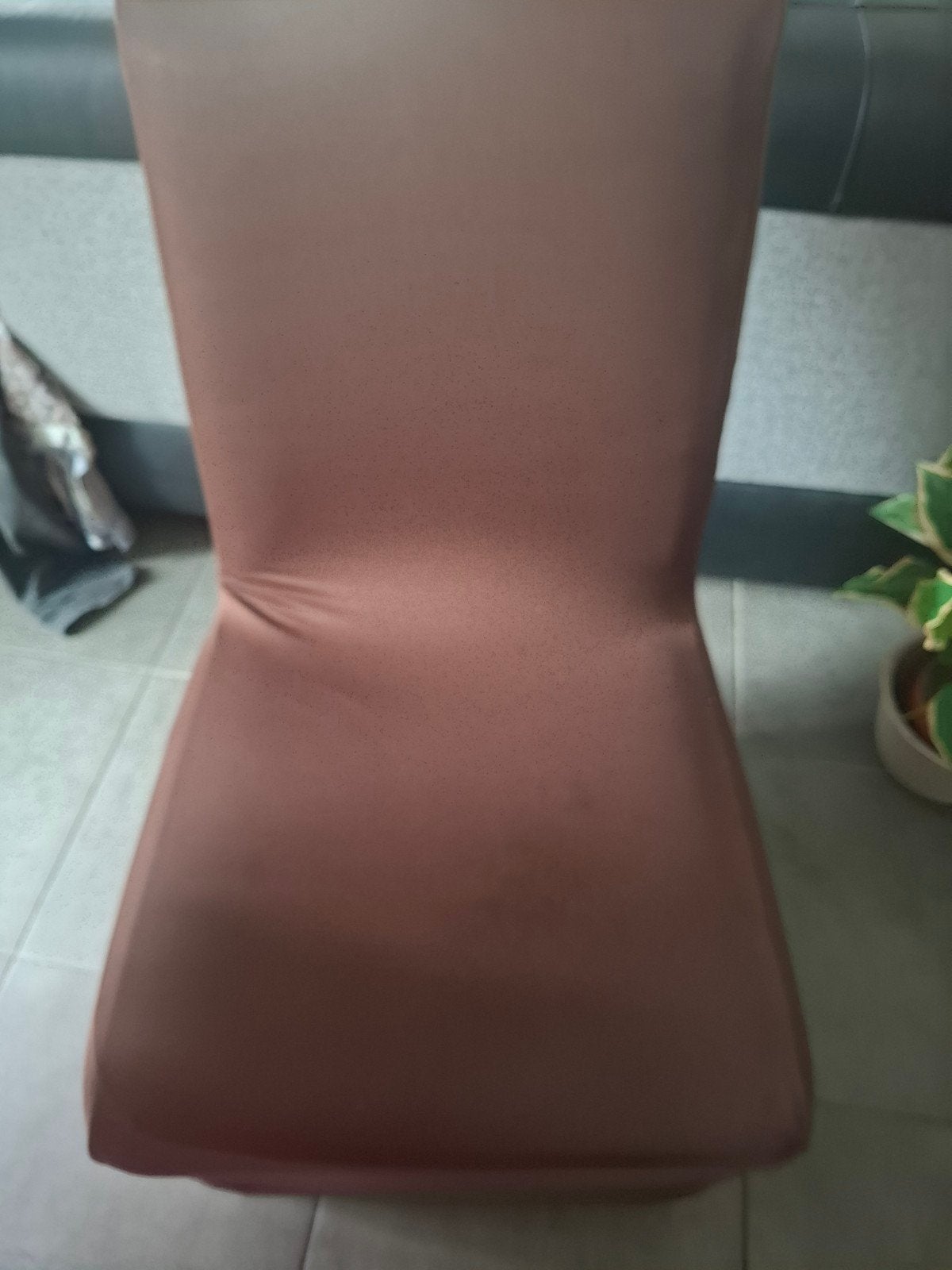 bruine stoelen  met overtrek met wieltjes, Huis en Inrichting, Ophalen, Vijf, Zes of meer stoelen