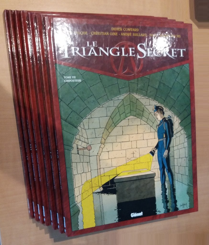 Le triangle secret, lot de 7 tomes - Série complète en EO, Ophalen