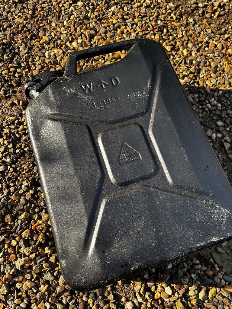 Jerrycan met de markering "WD" (War Department), Ophalen of Verzenden, Landmacht, Overige typen