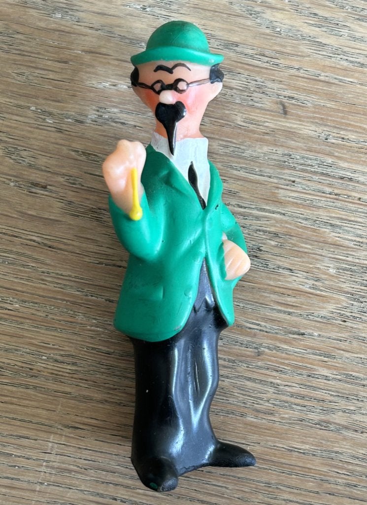 Kuifje Zonnebloem Delacoste latex figuur jaren 60 ZELDZAAM, Ophalen of Verzenden, Zo goed als nieuw, Overige typen