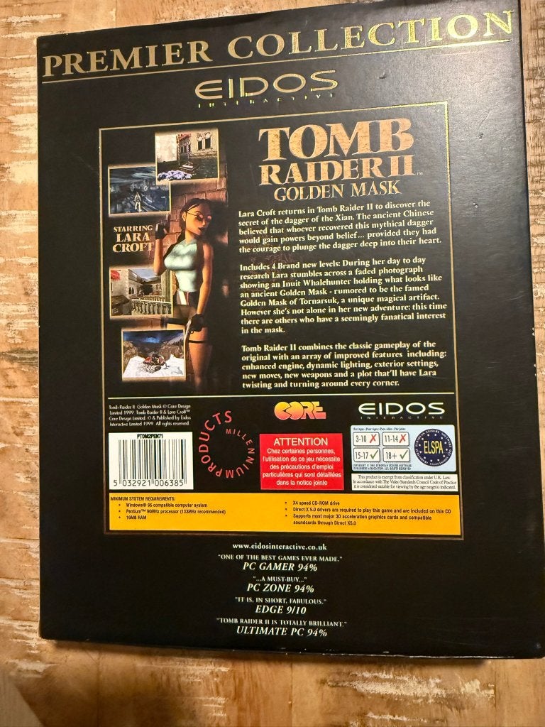 Premier Collection: Tomb Raider Golden Mask, Games en Spelcomputers, Games | Pc, Avontuur en Actie, Geen idee, 1 speler, Eén computer