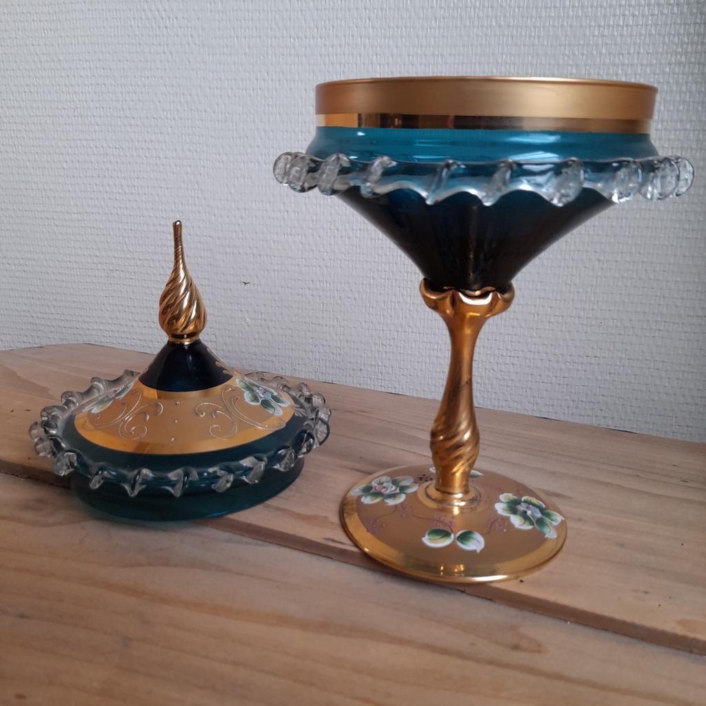 Bonbonniere murano vintage, Antiek en Kunst, Ophalen of Verzenden