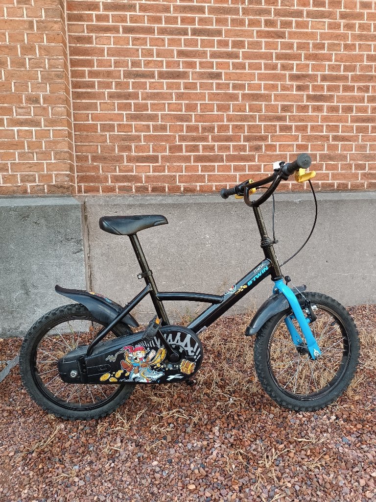 Vélo Enfant 16 pouces - B'Twin Pirate / Decathlon (4-6 ans), Ophalen, Velgrem, BTwin Décathlon, 16 tot 20 inch