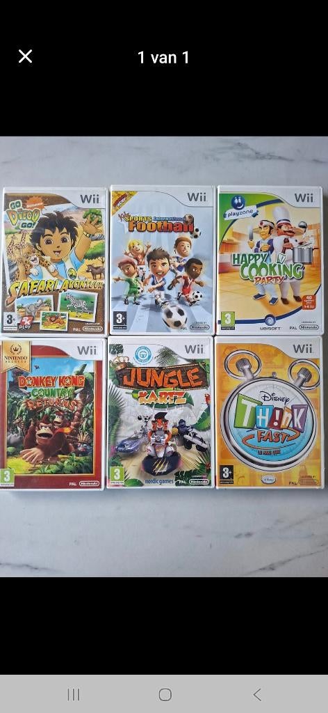 Wii spellen, Games en Spelcomputers, Games | Overige, Ophalen, Gebruikt, Overige genres, 1 speler