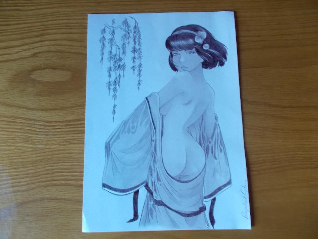 Sérigraphie de Yoko Tsuno, Enlèvement ou Envoi, Utilisé
