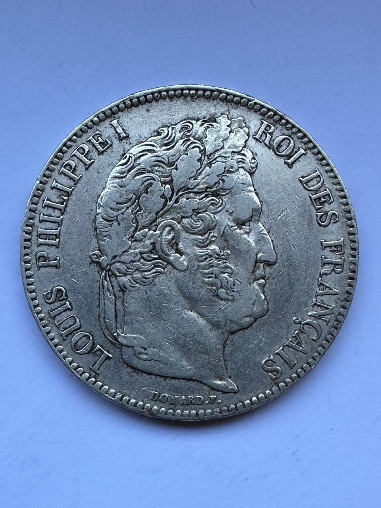 Frankrijk - 5 francs 1838 (Zilver), Ophalen of Verzenden, Frankrijk, Losse munt, Zilver
