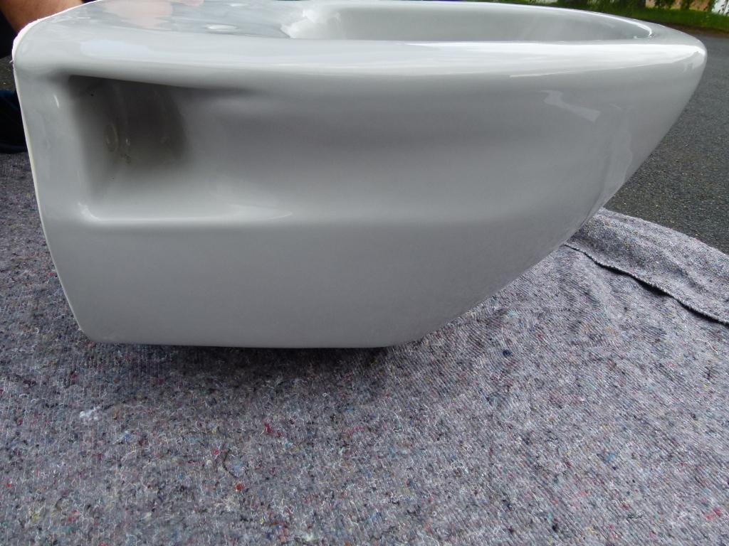 vintage toilet hangmodel Villeroy Boch 1977, Ophalen, Zo goed als nieuw, Steen, Toilet