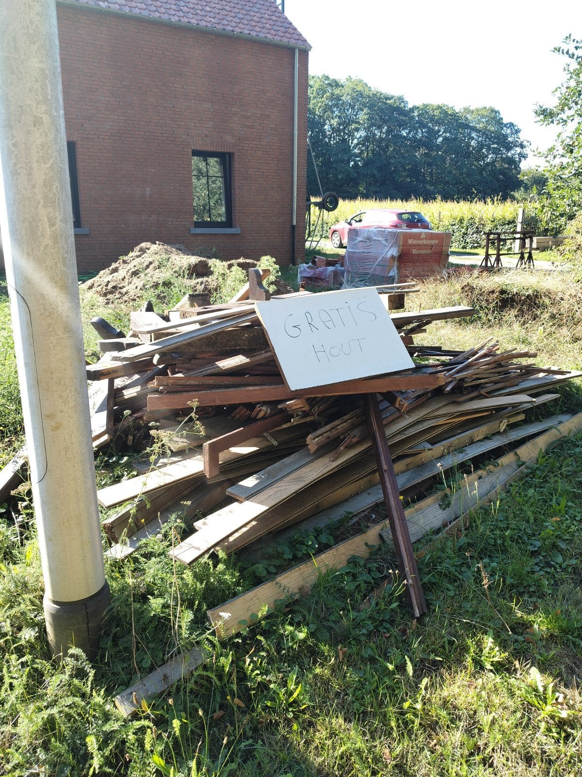 gratis brandhout, Tuin en Terras, Brandhout, Ophalen
