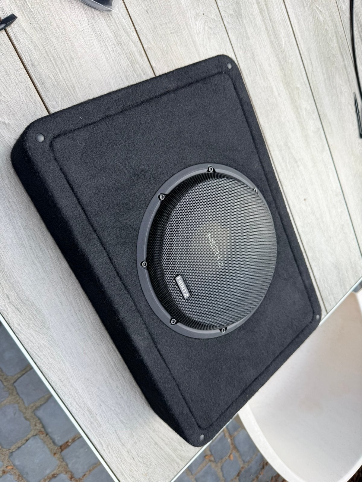 Hertz MPBX 250 S2 passieve subwoofer - Zo goed als nieuw, Ophalen, Zo goed als nieuw