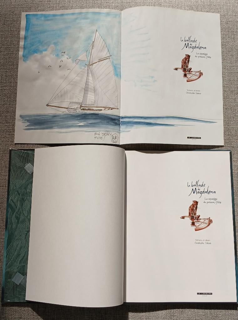 BD La Ballade de Magdalena 1 EO Dédicace Neuf Dubois, Boeken, Eén stripboek, Ophalen of Verzenden, Nieuw, Dubois