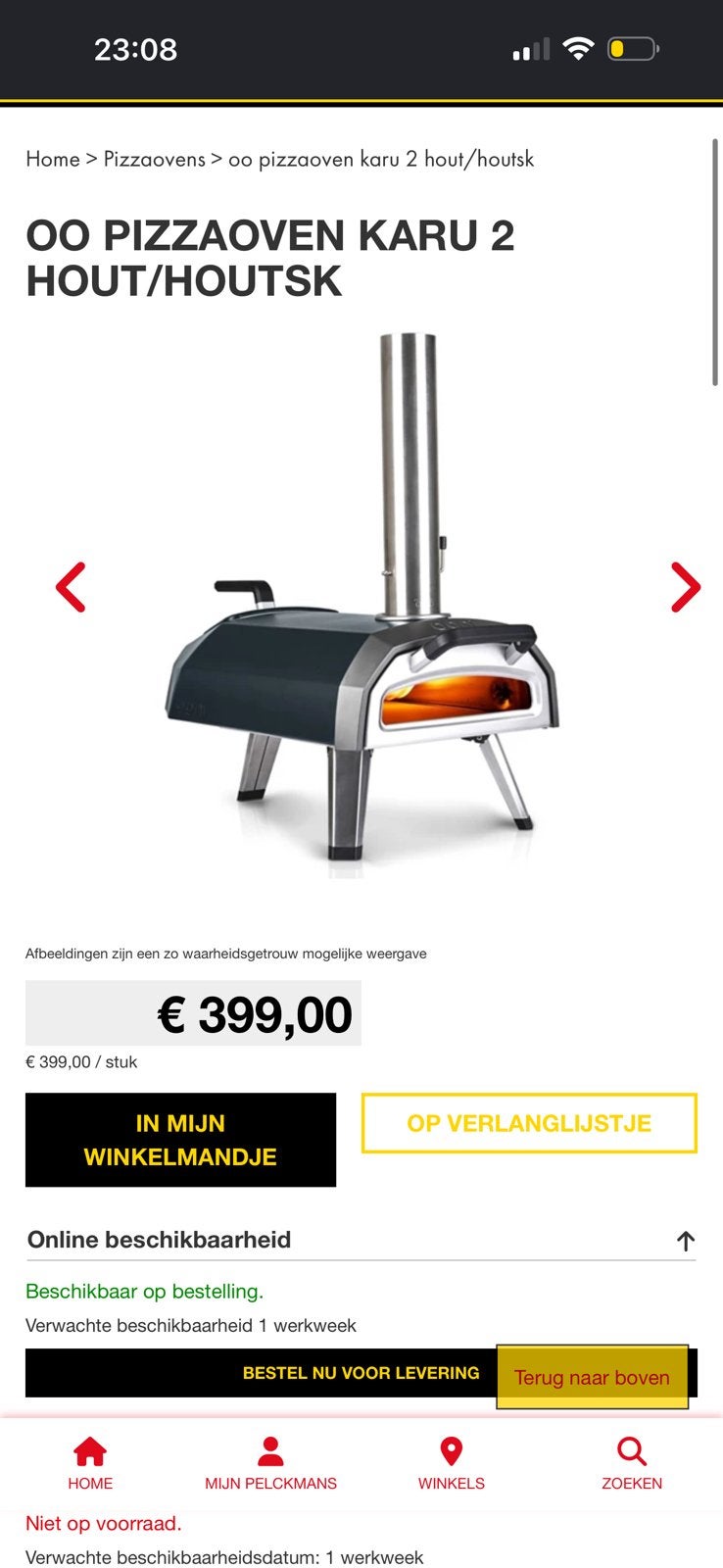 Ooni pizzaoven, Tuin en Terras, Ophalen, Nieuw