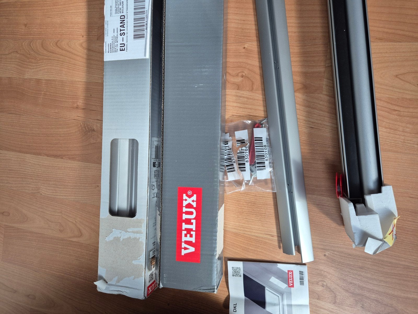 2x Velux nieuwe zonnewering , wit, Ophalen, Minder dan 80 cm, Nieuw, 80 tot 120 cm