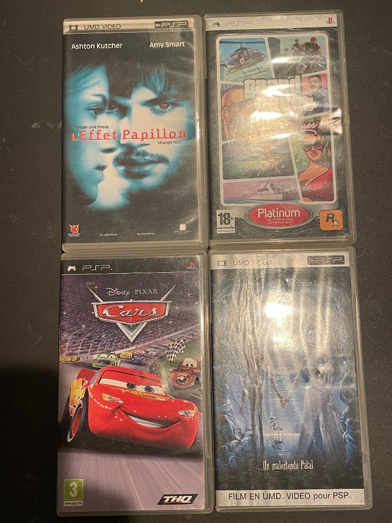 Psp games en films, Consoles de jeu & Jeux vidéo, Consoles de jeu | Sony PSP, Enlèvement ou Envoi, PSP, Avec jeux