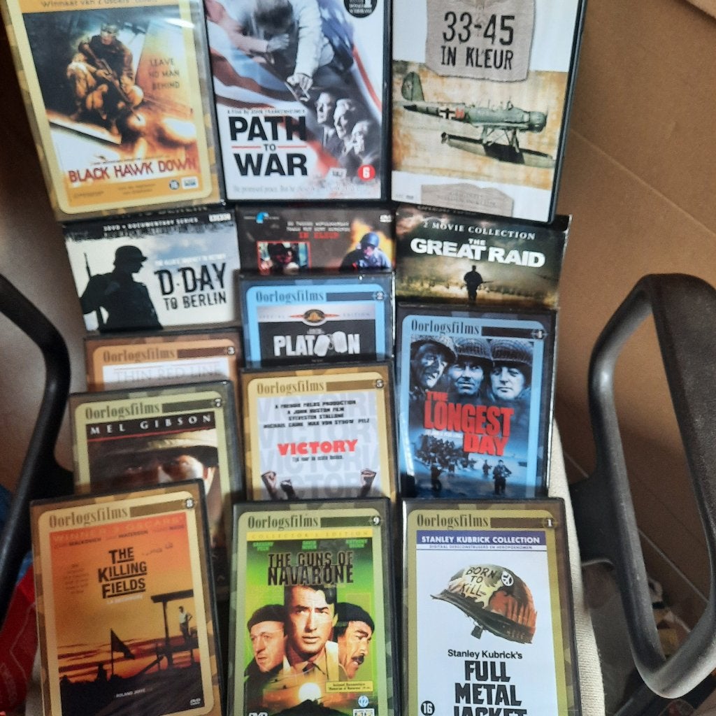 DVD i.v.m. OORLOG (OORLOGSFILMS- ARCHIEF-DOCUMENTAIRES), Ophalen of Verzenden, Oorlog