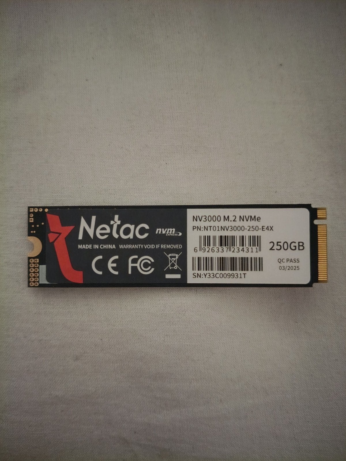 250GB NVME SSD (Met Koel Lichaam), Computers en Software, Harde schijven, Ophalen, Intern, SSD, Nieuw