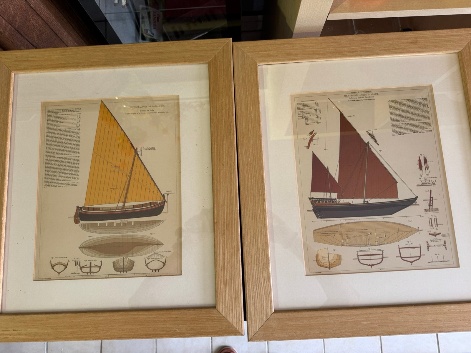Impressions de bateaux, Antiquités & Art, Art | Dessins & Photographie, Enlèvement ou Envoi