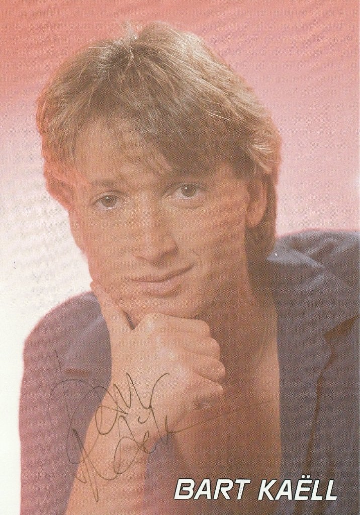 Bart Kaëll - foto met handtekening - 1986, Verzamelen, Muziek, Artiesten en Beroemdheden, Ophalen of Verzenden, Zo goed als nieuw