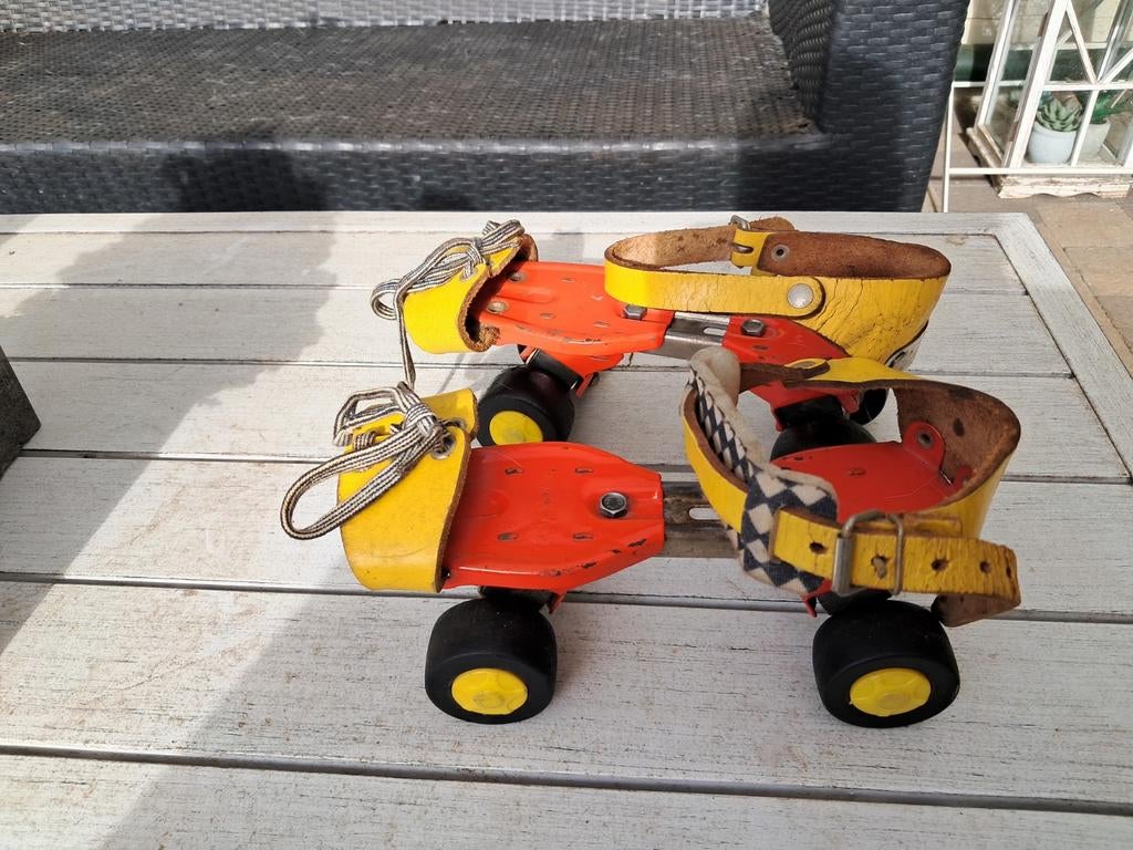 Vintage rolschaatsen  jaren '70, Ophalen of Verzenden, Verstelbaar, Gebruikt