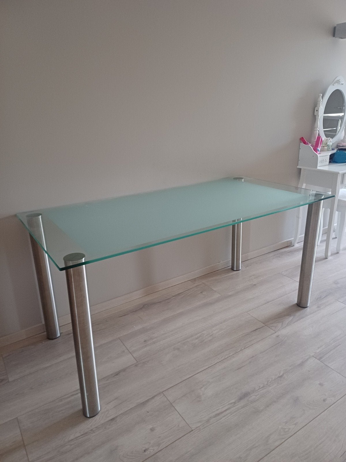 glazen tafel, Ophalen