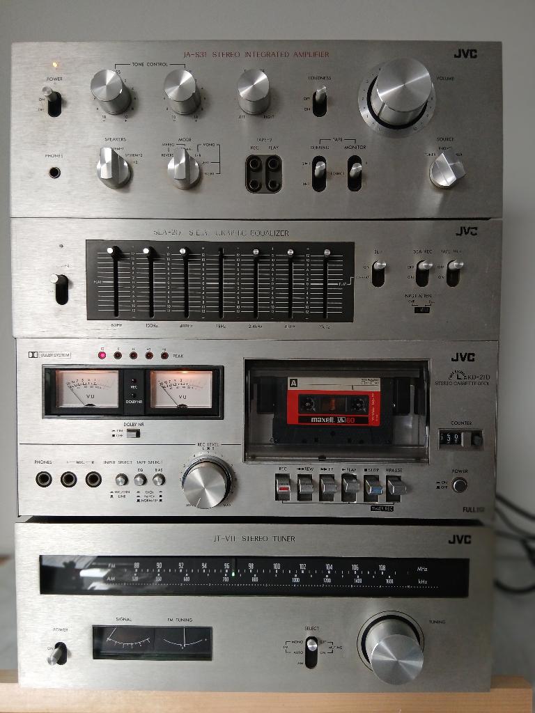 HIFI JVC VINTAGE ANNEE 1979/80, Enlèvement, Utilisé, Tuner ou Radio, JVC